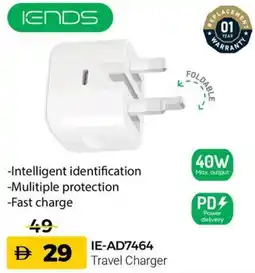 Nesto IE-AD7464 Travel Charger offer