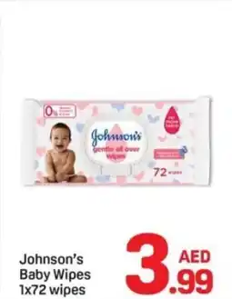 Day To Day Johnson's Baby Wipes 1x72 wipes offer