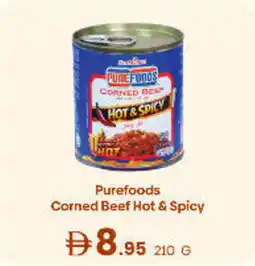 West Zone Supermarket Purefoods Corned Beef Hot & Spicy offer