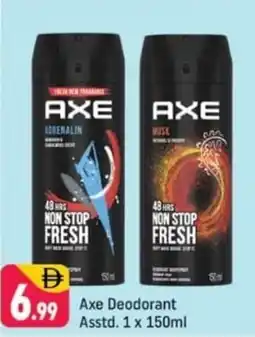 Shaklan Axe Deodorant offer