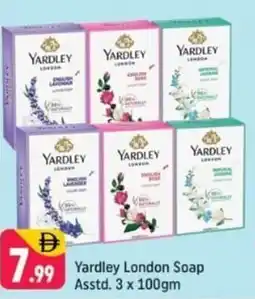 Shaklan Yardley London Soap offer