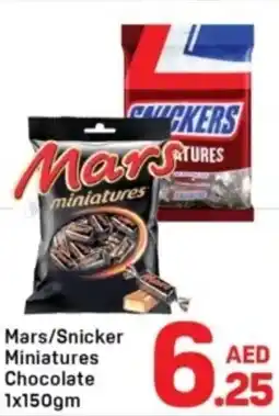 Day To Day Mars/Snicker Miniatures Chocolate offer