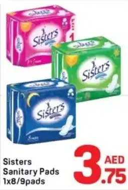 Day To Day Sisters Sanitary Pads 1x8/9pads offer