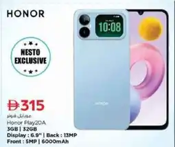 Nesto Honor Play20A offer