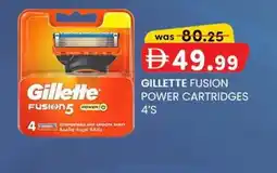 KM Trading Gillette fusion power cartridges offer