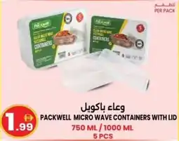 Ms Max Packwell micro wave containers with lid offer