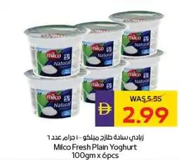 Abu Dhabi Coop Milco Fresh Plain Yoghurt offer