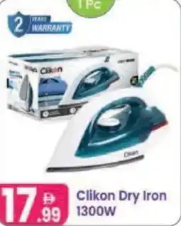 Al Nahda Gift Center Clikon Dry Iron offer