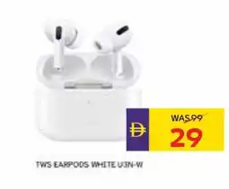 Abu Dhabi Coop TWS earpods white U3N-W offer