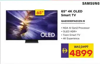 Samsung 4K OLED Smart TV QA65S90FAEXZN-N