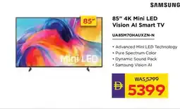 Abu Dhabi Coop Samsung Vision Al Smart TV UA85M70HAUXZN-N offer