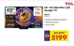 Abu Dhabi Coop TCL 4K SQD-Mini LED Google TV 65C7L offer