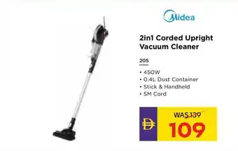 2in1 Corded Upright Vacuum Cleaner 20S