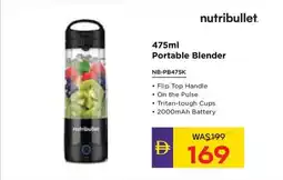 Abu Dhabi Coop Nutribullet Portable Blender NB-PB475K offer