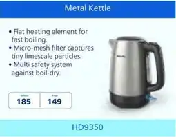 Abu Dhabi Coop Philips Metal Kettle HD9350 offer