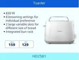 Abu Dhabi Coop Philips Toaster HD2581 offer