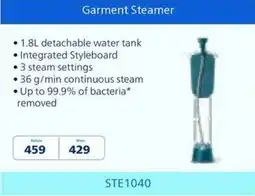 Abu Dhabi Coop Philips Garment Steamer STE 1040 offer