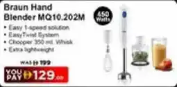 Abu Dhabi Coop Braun Hand Blender MQ10.202M offer