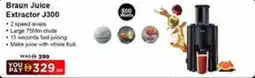 Abu Dhabi Coop Braun juice extractor J300 offer
