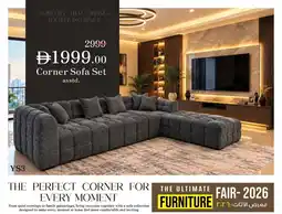 Nesto Corner Sofa Set offer