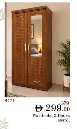 Nesto Wardrobe 2 Doors asstd offer