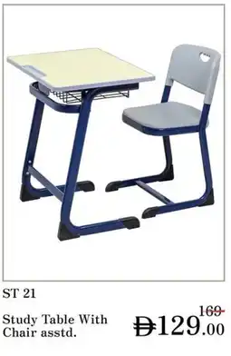 Nesto Study Table With Chair asstd offer