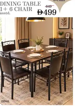 Nesto Dining table 1+ 6 chair offer