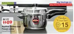 Nesto Royalford Stainless Steel Pressure cooker offer