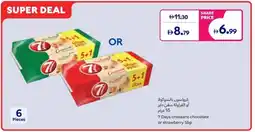 Carrefour 7 Days croissant chocolate or strawberry offer