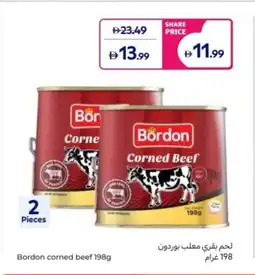 Carrefour Bordon corned beef offer