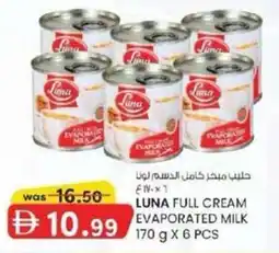 KM Trading Luna full cream evaporated milk offer