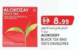KM Trading Alokozay black tea bag 100's envelopes offer