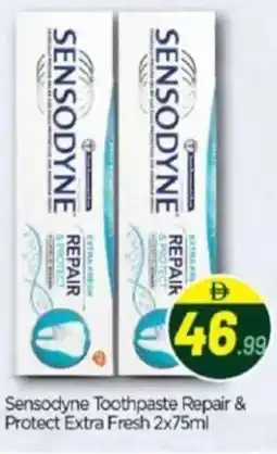 Bigmart Sensodyne toothpaste repair & protect extra fresh offer