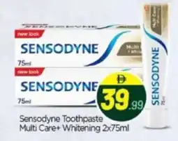 Bigmart Sensodyne toothpaste multi care+whitening offer