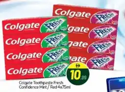 Bigmart Colgate toothpaste fresh confidence mint red offer