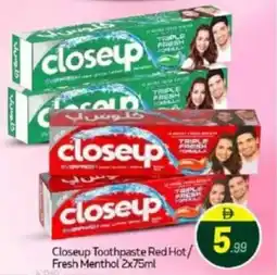 Bigmart Closeup toothpaste red hot fresh menthol offer
