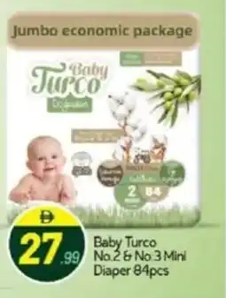Bigmart Baby Turco No.2 & No 3 Mini Diaper offer