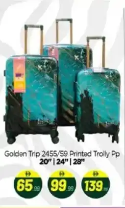 Bigmart Golden Trip 2455/59 Printed Trolly PP offer