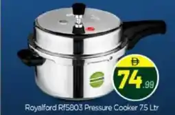 Bigmart Royalford Rf5803 Pressure Cooker offer