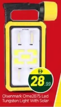 Bigmart Olsenmark Ome2875 LED Tungsten Light With Solar offer