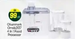 Bigmart Olsenmark Omsb2137 4 In 1 Food Processor offer