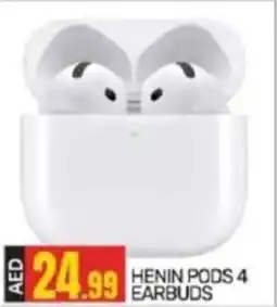 Bigmart Henin pods 4 earbuds offer