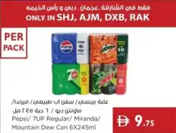 Istanbul Supermarket Pepsi/ 7UP Regular/ Miranda/ Mountain Dew Can offer