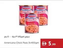 Istanbul Supermarket Americana Chick Peas offer