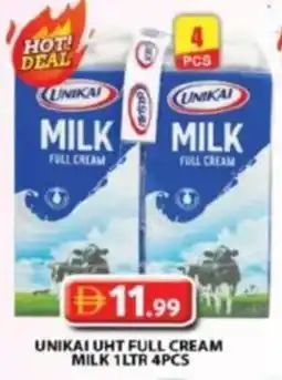 Grand Mall Sharjah Unikai uht full cream milk 4pcs offer