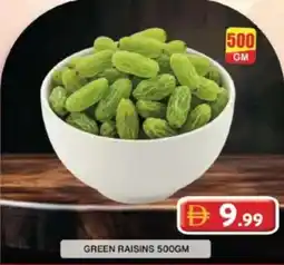 Grand Mall Sharjah Green raisins offer