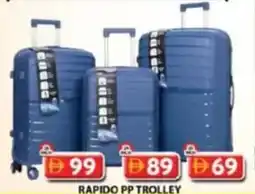 Grand Mall Sharjah Rapido pp trolley offer