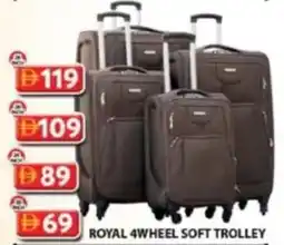 Grand Mall Sharjah Royal 4wheel soft trolley offer