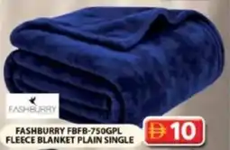 Grand Mall Sharjah Fashburry fbfb-750gpl fleece blanket plain single offer