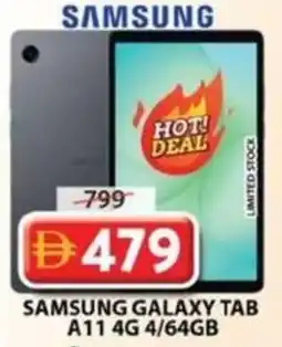 Grand Mall Sharjah Samsung galaxy tab a11 4g 4/64gb offer